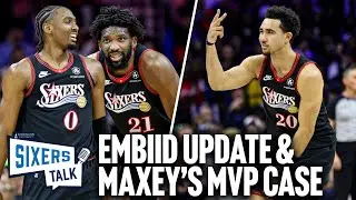 Another Joel Embiid injury update, Maxey&rsquo;s MVP case & McCain&rsquo;s Heat check | Sixers Talk