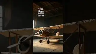 The evolution of  plane from 1900 to 2100 #evolution #timelapse #trend #plane