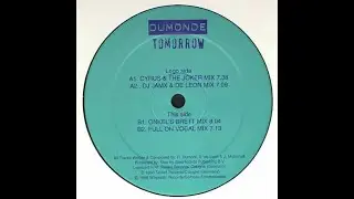 DuMonde - Tomorrow (Full On Vocal Mix) Classic Trance 1998