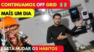 100% Off Grid com direito a chuveiro 😱como utilizamos a Noite 