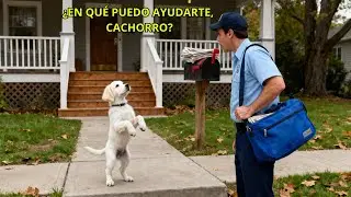 Cachorro desesperado le suplicó ayuda a un cartero — lo que encontraron después hizo llorar a todos