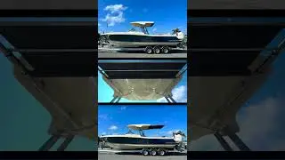 😎 Stay cool with instant shade on this Chris-Craft Calypso 30 with a premium hard top! 😎