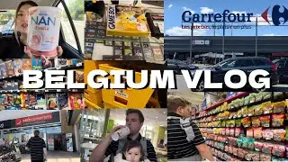 【ENG FR SUB】 ベルギーVLOG　カルフールでお買い物　オススメのお土産/リサイクルショップ/ミルクシェイクで休憩