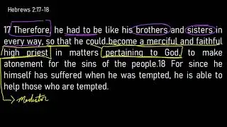 Hebrews 2:10-18 // Christ the Great High Priest
