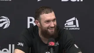 Sandro Mamukelashvili Postgame Interview - Hawks vs Raptors | 2025-26 NBA Season