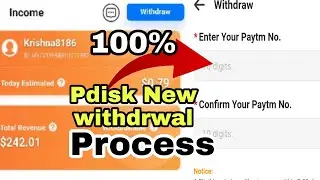 Pdisk New Payment Method | 100% Working Tricks | Online earning app 2021 | Pdisk withdrwal