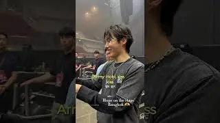 J-hope cute imitating Army in Bangkok 😅🫶 #hos_tour #hopeonthestage #btsjhope