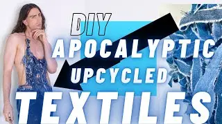 &dagger; RIP Knitting &dagger; GENIUS Other Method To DIY Fabric From Scratch(DIY Fabric Scraps Into New Fabric)