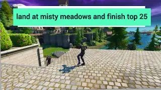 Land at misty meadows and finish  top 25 | Fortnite