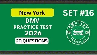 New York DMV Practice Test 2026 | 20 REAL TEST QUESTIONS SET #16 | DMV Driving Test | DMV Test 2026