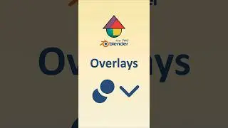 Overlays #blender #tutorial #beginner #b3d