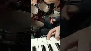 One man band. #keyboard #guitar #drums #singer #drummer #rap #beats #hiphop #metal #drumsticks
