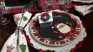 Christmas Tablescape 2020/ Decorate With Table Decor