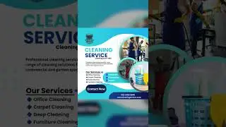 Cleaning Service post design #socialmediapostdesign #trending