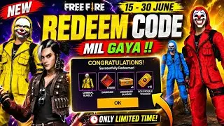 FREE FIRE REDEEM CODE TODAY 16 JUNE REDEEM CODE FREE FIRE | FF REDEEM CODE TODAY 16 JUNE