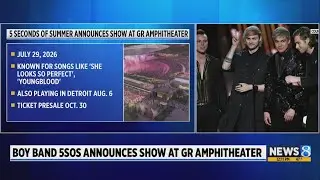Boy band 5 Seconds of Summer announces show at Grand Rapids amphitheater