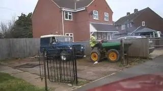 classic old petter powered dumper