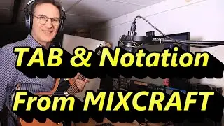 Create TAB and Music Notation from Mixcraft Pro - using MIDI files into a free Noteflight account
