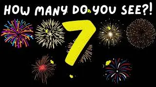 HOW MANY? (Math Time: Count the 4th of JULY FIREWORKS before the answer is shown to you.)