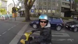 Vespa Ride through Berlin in Summer 2014