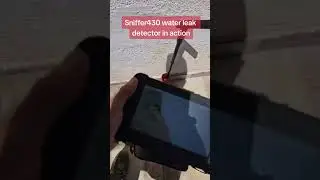 Water leaks detected fast and precise with Jacob's Sniffer430 leak detector  #waterleakdetection