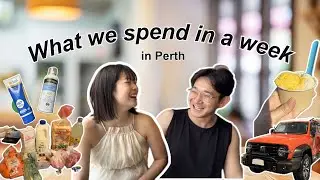 How much we spend in a week living together in Perth 🇦🇺 | A couple reveals their weekly expenses ...
