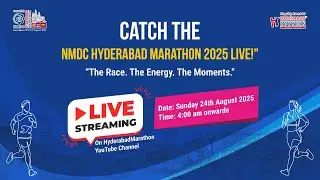 NMDC Hyderabad Marathon 2025 | Race Day Live Coverage