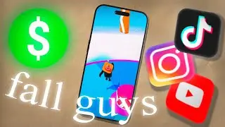 Фоновое Видео Fall Guys Без Авторских Прав (ВЕРТИКАЛЬНО)