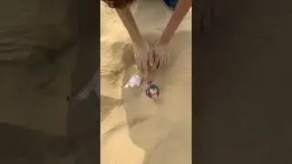 l found some food under hot desert 🏜️ #camping #desert #outside #lifehacks #survival