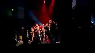 members of  visage   fade to grey live @  parr hall 23/01/16