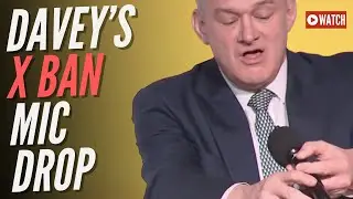 Lib Dem Leader Ed Davey Breaks Microphone During Elon Musk Rant