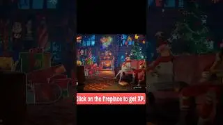 The Fortnite Winterfest Lodge has a SECRET !! #fortnite #fortnitewinterfest #gamingvideos