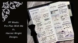PP Weeks: Pre-Plan With Me |Ft. Harriet Wright Designs - Ocean Breeze |Tiffsplanit