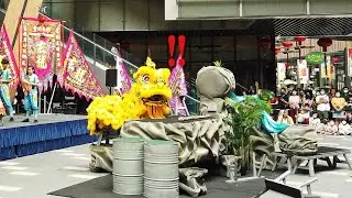 Snake Encounter! Unique Malaysia Lion Dance - Chinese New Year 2023