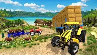 Real Tractor Trolley Cargo Farming Simulation by Rangona Games