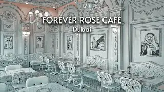 Forever rose 🌹 cafe dubai.top Instagram cafe in dubai .#forever #cafe #a2smakeover