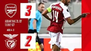 Arsenal vs Benfica 3-2 all goals &  highlights extended Europa League