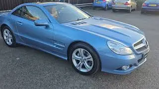 2010 Mercedes SL 350 Indigolite Blue with Natural Leather Walk Around