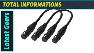 SZLliyxs 5 Pin XLR DMX Cable: The Best 1FT Female to Female Adapter for Stage Lighting
