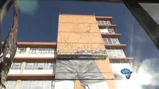 Mandela mural in Maboneng