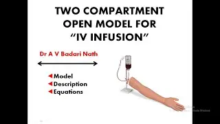 Two Compartment Open Model For I V  Infusion