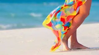 How to DIY a Beach Cover-Up Out of a Scarf In Less Than 30 Seconds