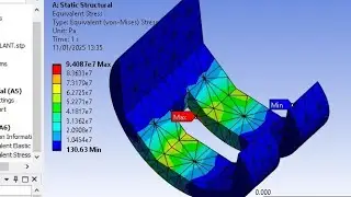 Human Total knee Replacement's Cad Design & Simulation by Solidworks & Ansys