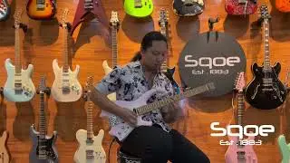 Sqoe Sikal Professional 24-Fret High-End Headless Electric Guitar (Model: SEWT700)