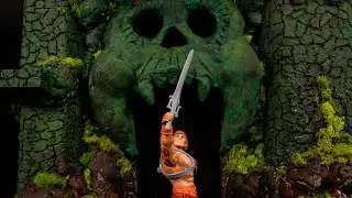 CUSTOM CASTLE GRAYSKULL INSPIRED BY MASTERS OF THE UNIVERSE MASTERVERSE SCALE. FIRST ATTEMPT
