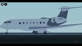 Roblox Gulfstream G650 PS-TAA Taking off from Congonhas