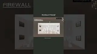 Working of Firewall 🔥🧱 | #trendingshorts #shorts #firewall #computer