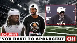 Deion Sanders is Angry & Demands an Apology From Jerry Jeudy for for Targeting Shedeur During Game