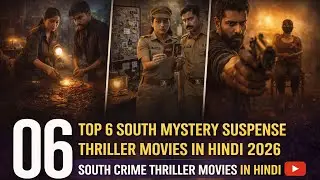 Top 6 South Mystery Suspence Thriller Movies In Hindi 2026 | South Crime Thriller Movies In Hindi