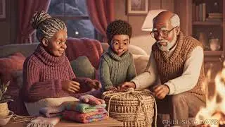 Winter Memories New Year Market with Grandma & Grandpa |Ghibli Style Days